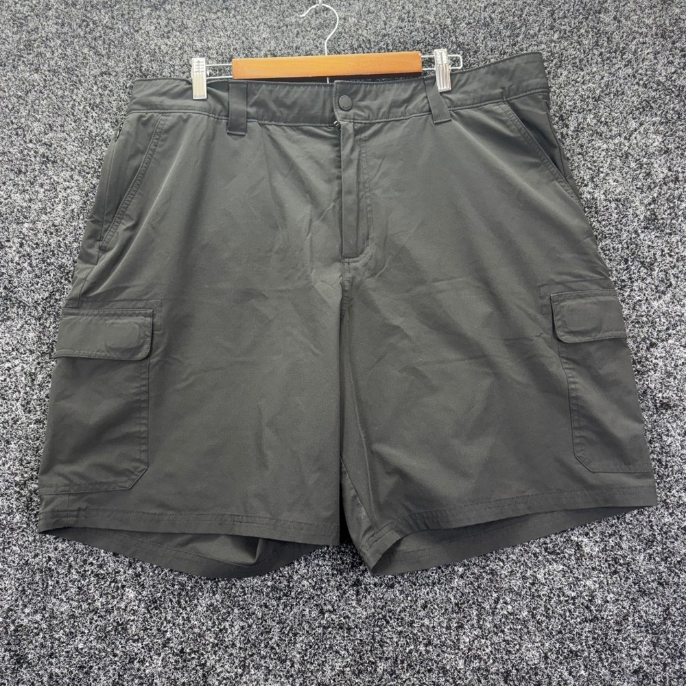Orvis Mens Cargo Shorts Gray Performance‎ Hiking Fishing Size 40 1572730